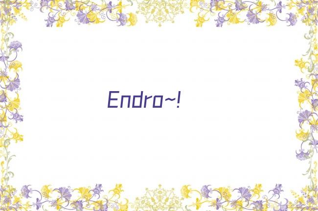 Endro~!剧照